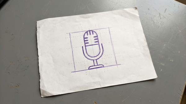 a condenser microphone, standing upright on its base